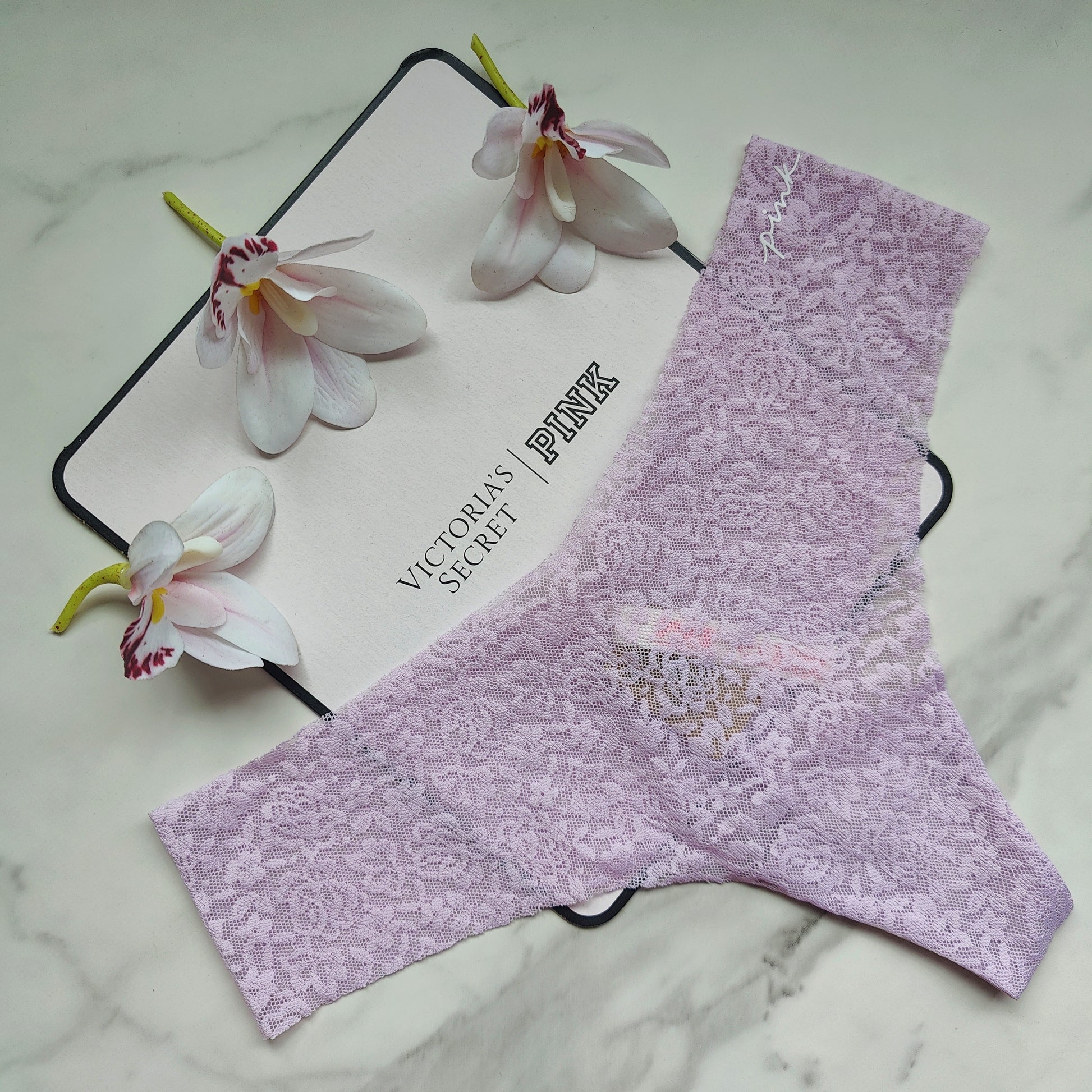 No-Show Soft Lace Thong Panty – Goob's Closet & Boutique