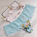 Victoria's Secret  Dream Angels Floral Lace Top Hipster Thong Panty 