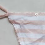Ribbed Stretch Cotton V-String Panty