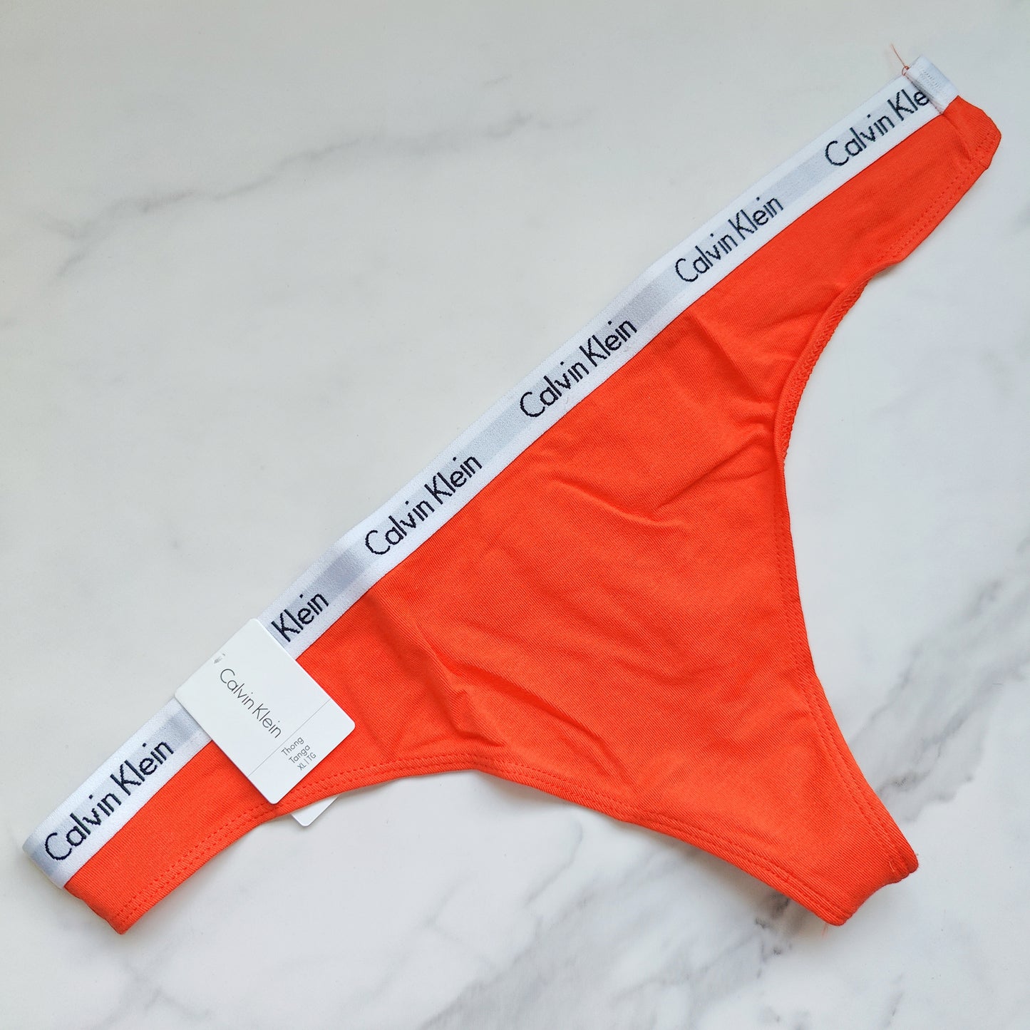 Carousel Logo Cotton Thong Panty