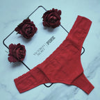 Pointelle Seamless Thong Panty