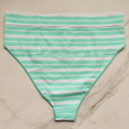 Seamless High Waist Rib Bikini Panty