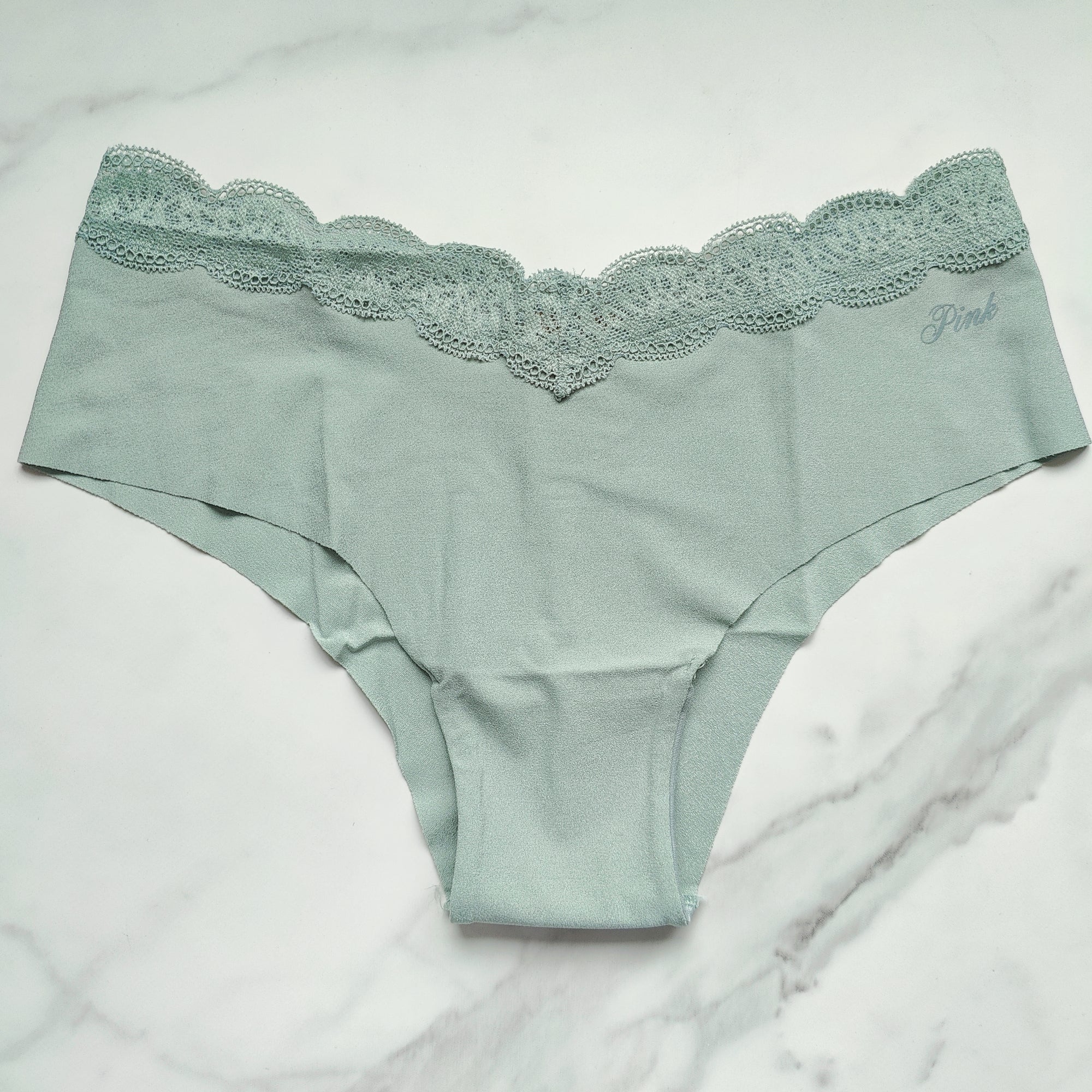 Lace Waistband No-Show Cheekster Panty