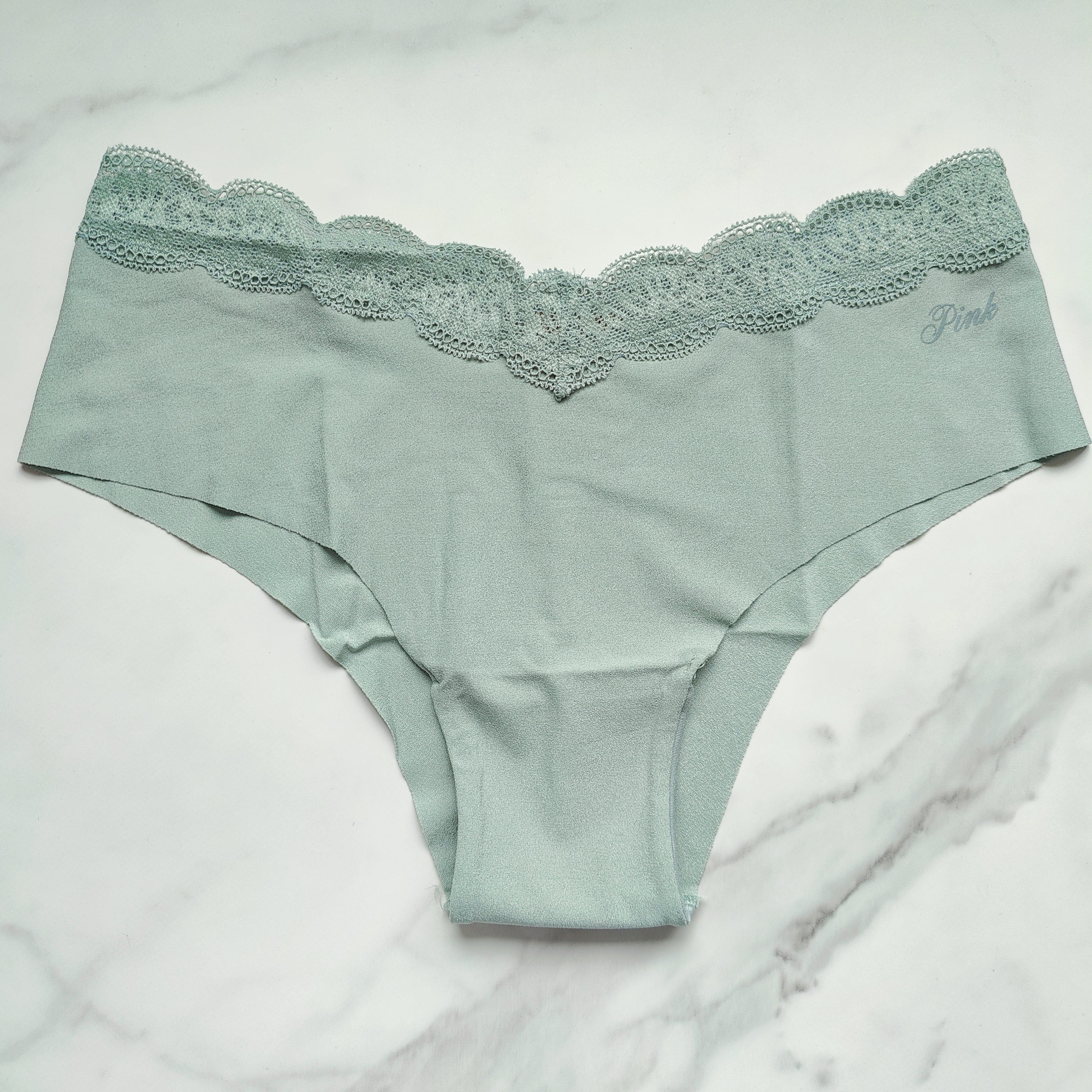 Lace Waistband No-Show Cheekster Panty