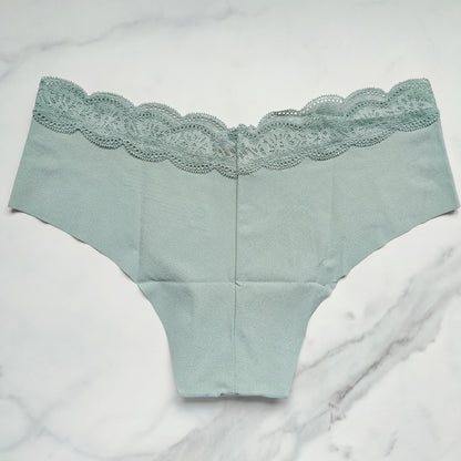 Lace Waistband No-Show Cheekster Panty