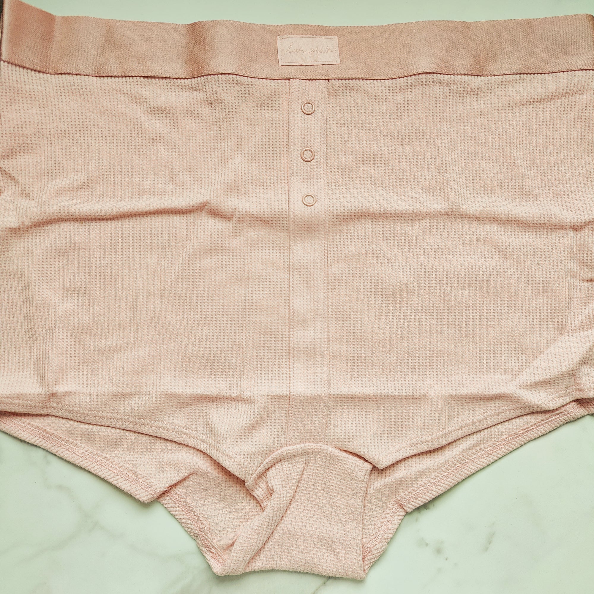 Waffle High-Waist Boyshort Panty