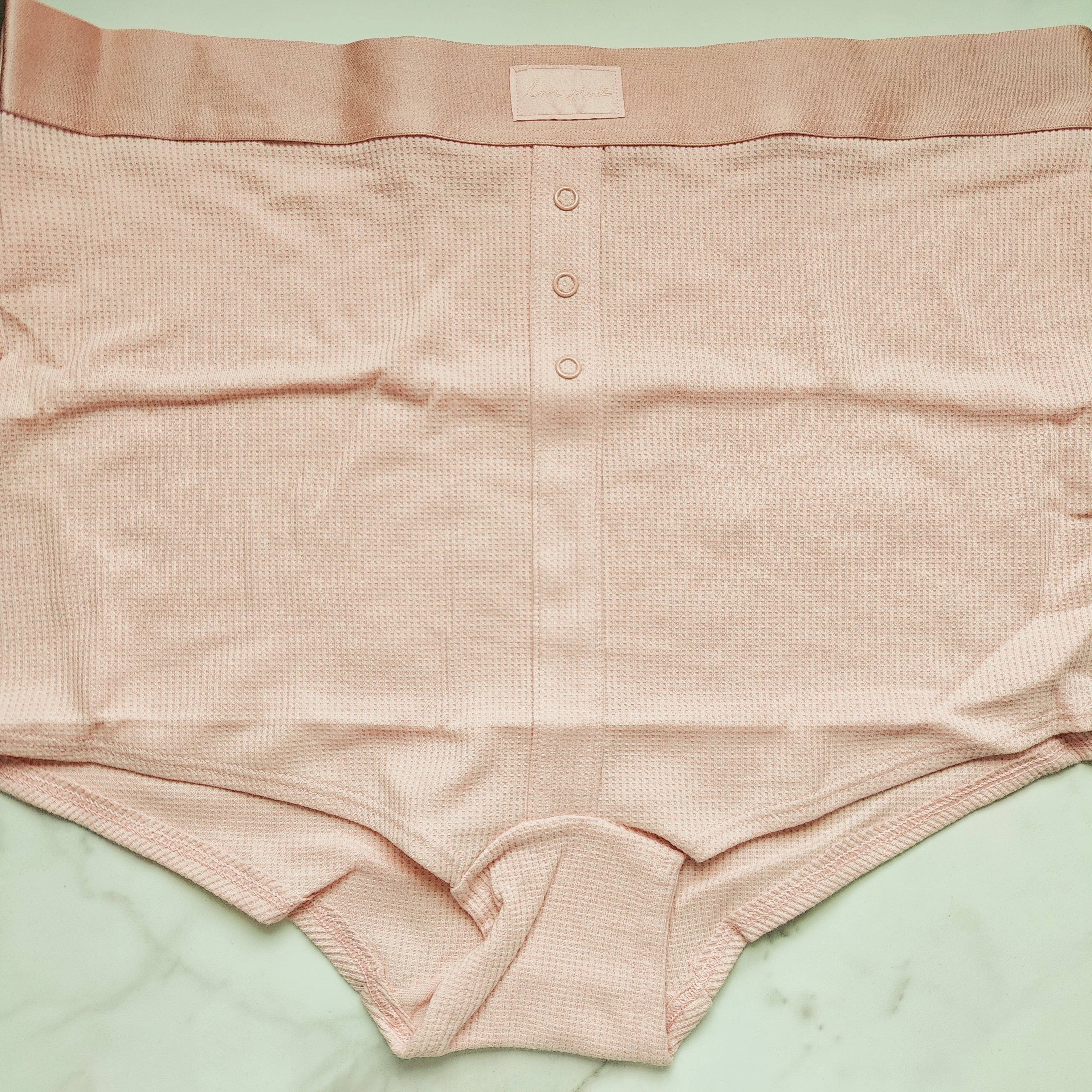 Waffle High-Waist Boyshort Panty