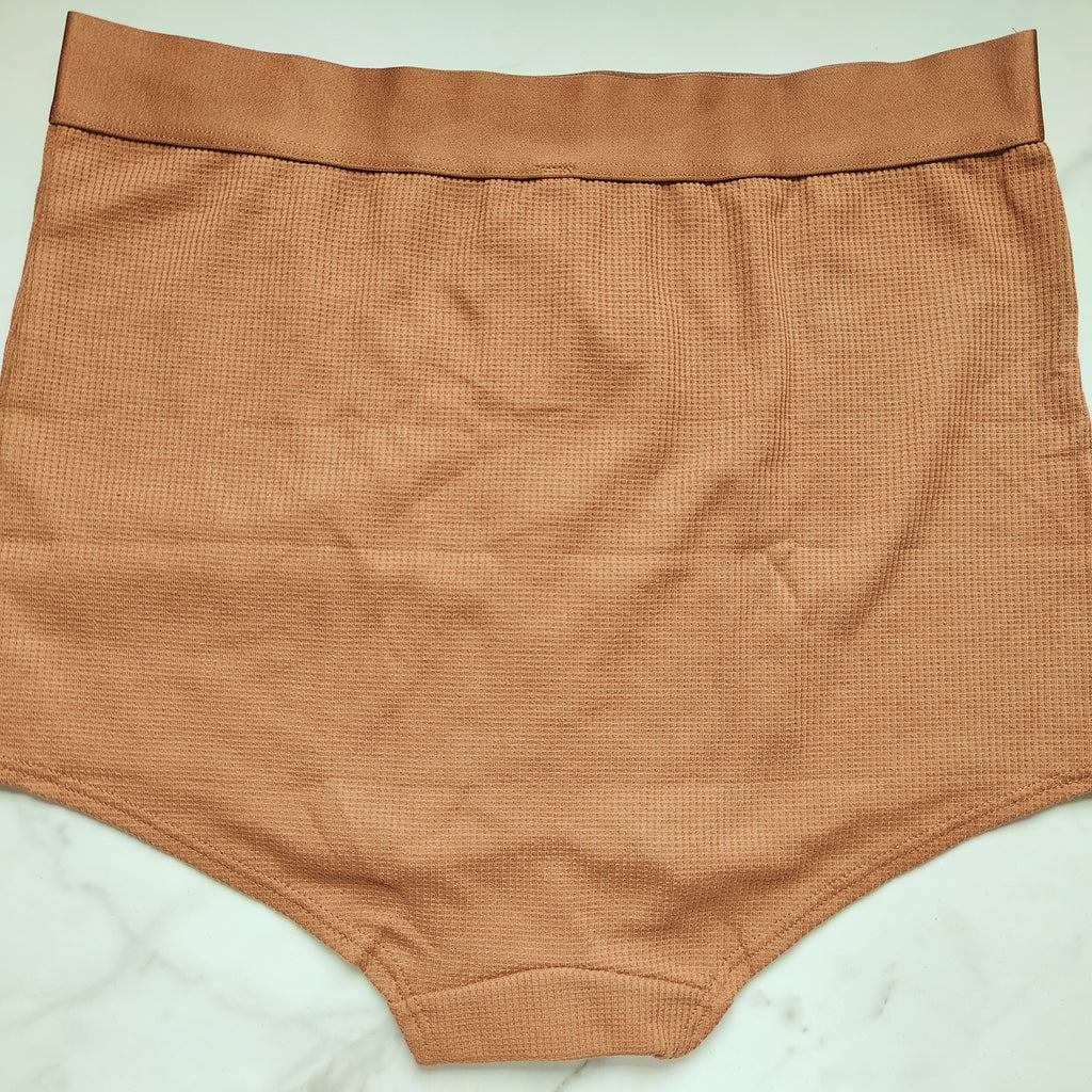Waffle High-Waist Boyshort Panty