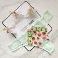 Victoria's Secret  Dream Angels Strawberry Embroidery Thong Panty 