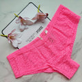 PINK Victoria's Secret  V-Cut Front Wear Everywhere Lace Cheekster Panty 