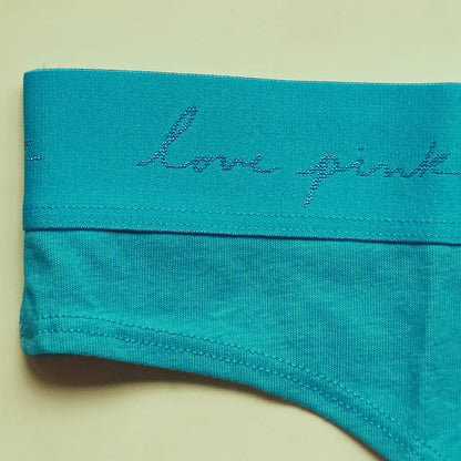 Script Elastic Logo Thong Panty