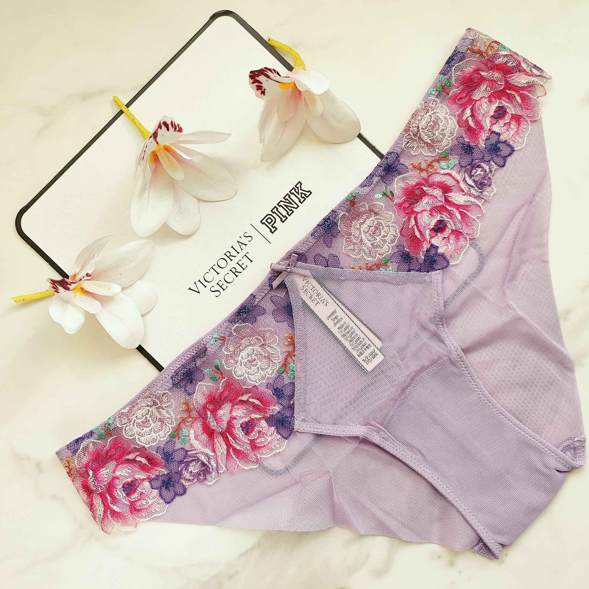 Dream Angels Floral Embroidery Cheekini Panty