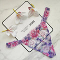 Victoria's Secret  Dream Angels Floral Embroidery V-String Panty 