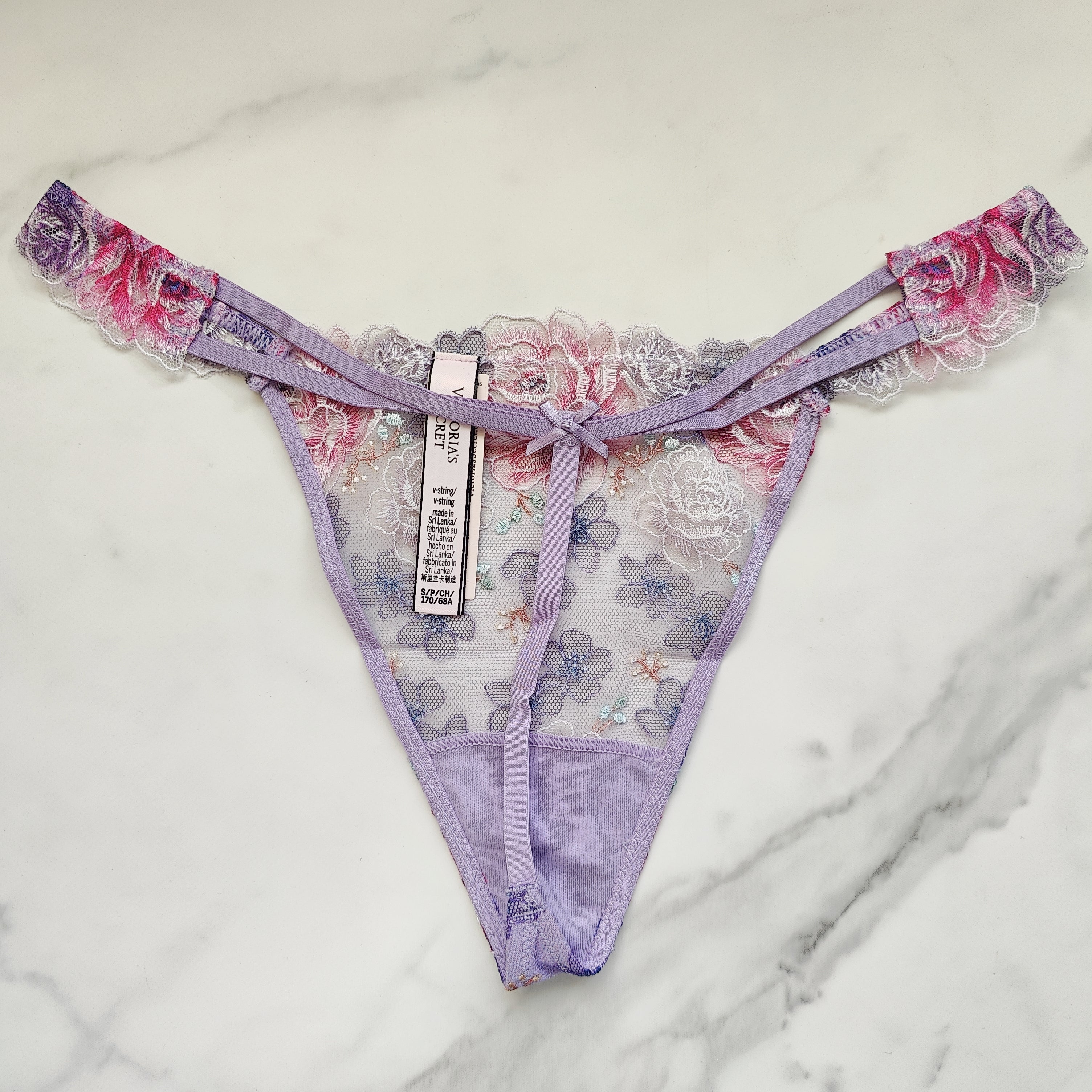 Dream Angels Floral Embroidery V-String Panty