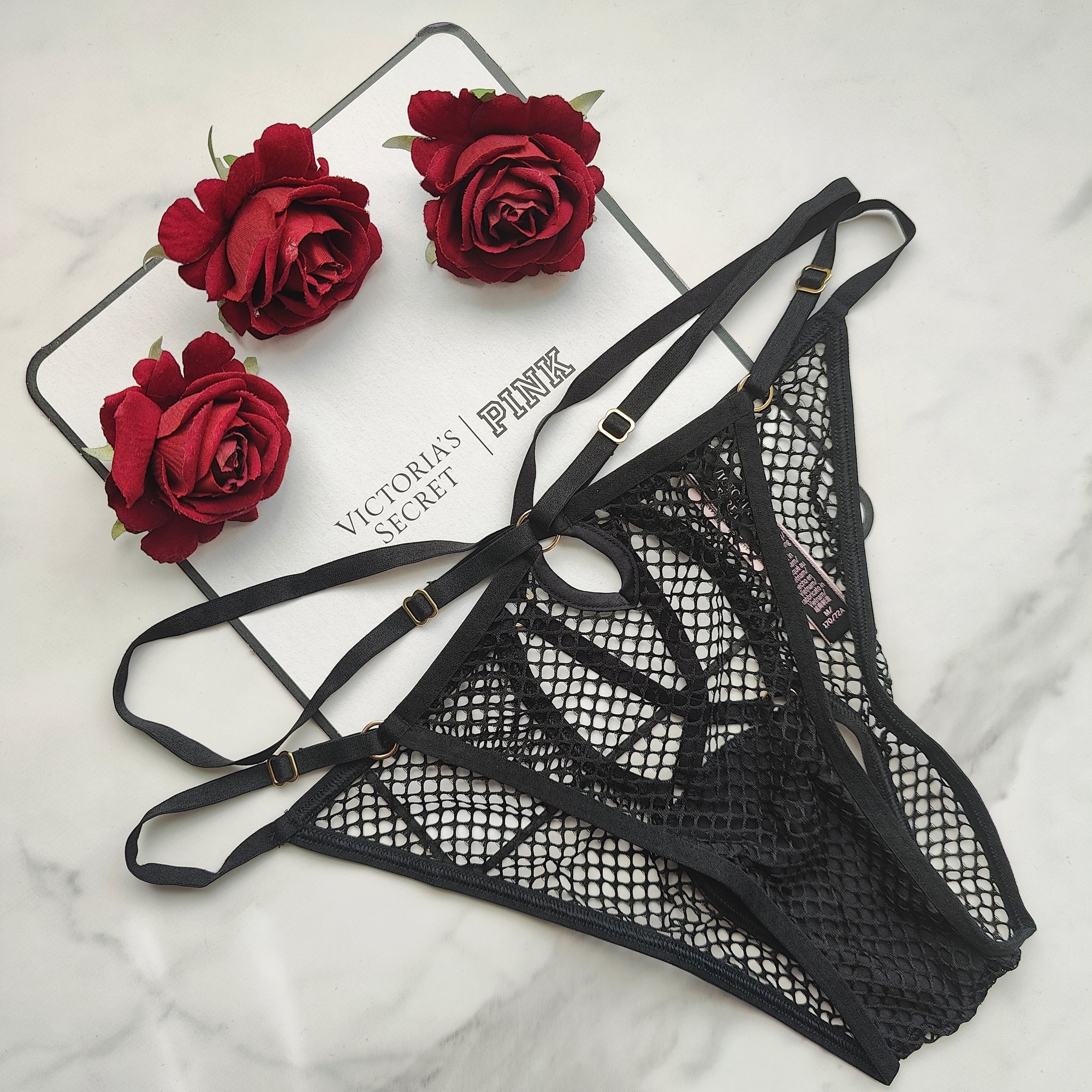 Very Sexy Fishnet String Cheeky Open Back Panty