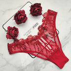 Dream Angels Bow Embroidery Brazilian Panty