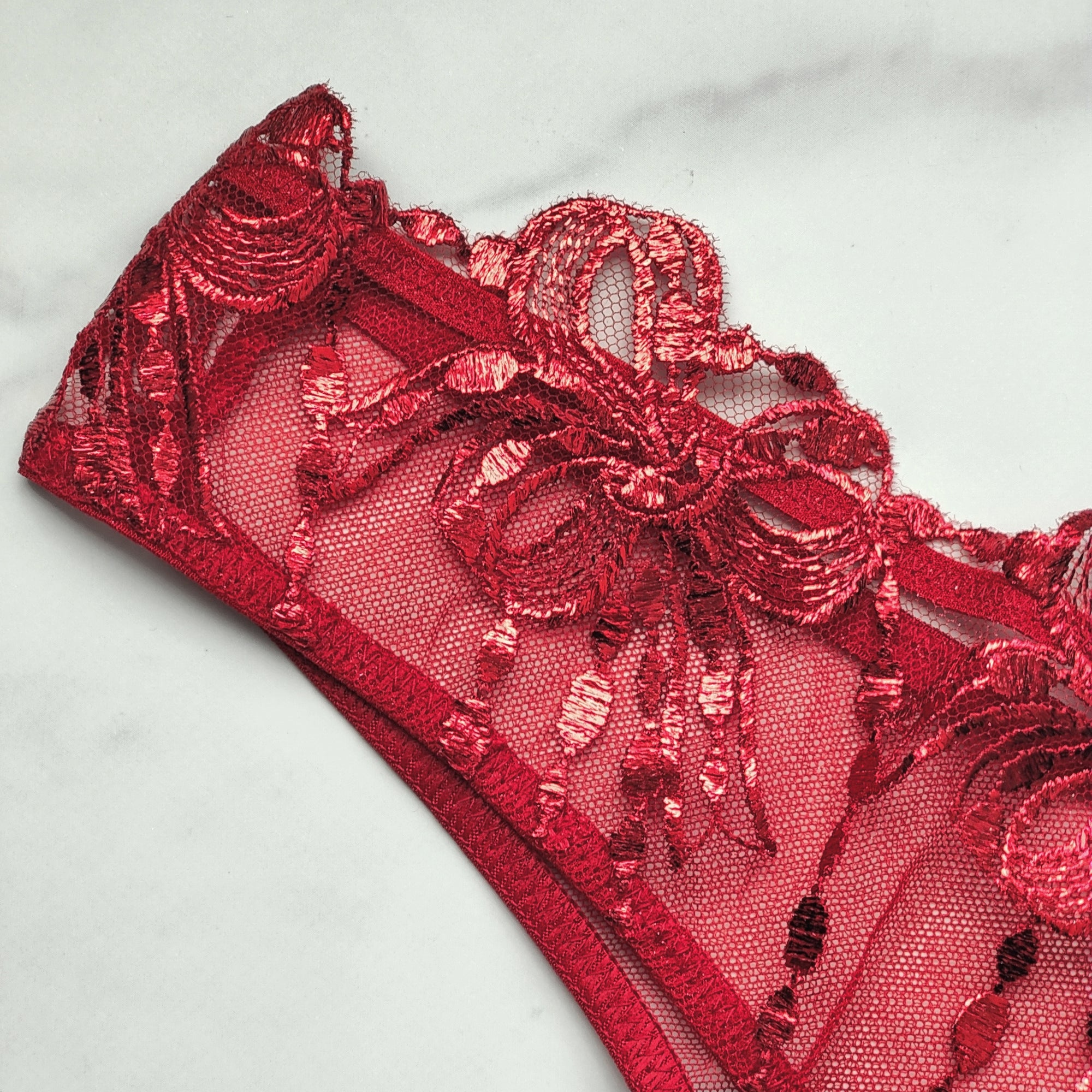 Dream Angels Bow Embroidery Brazilian Panty
