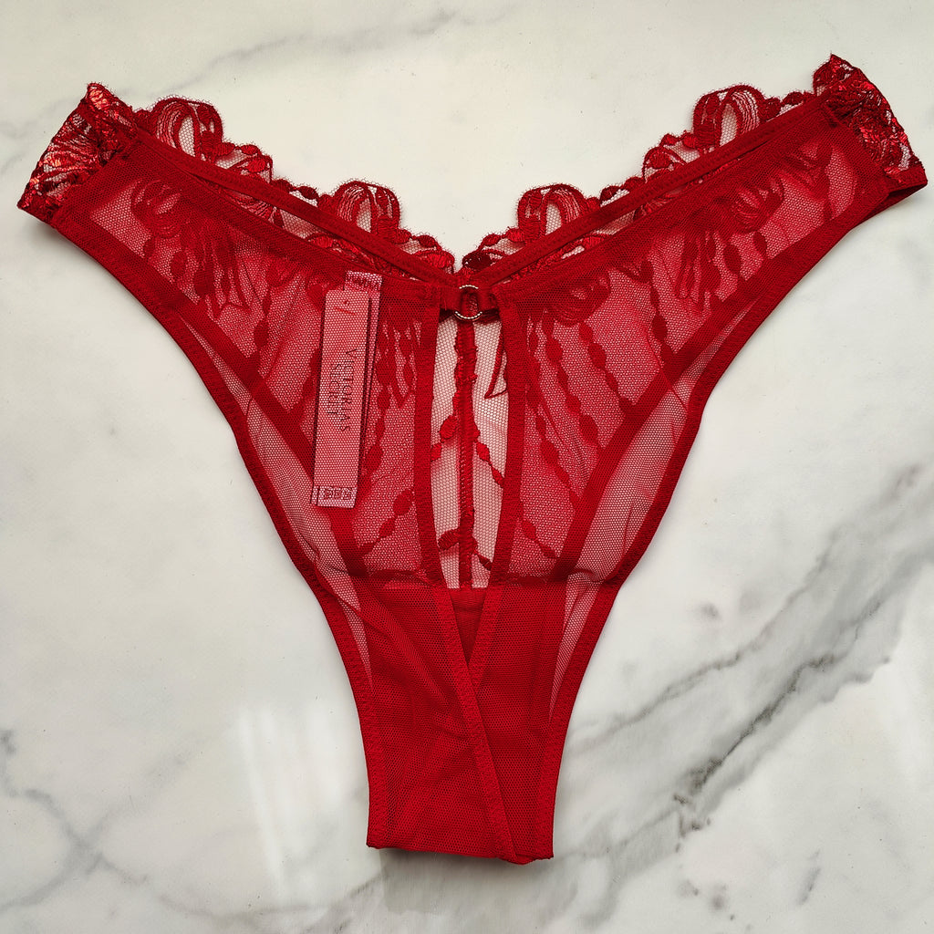 Dream Angels Bow Embroidery Brazilian Panty