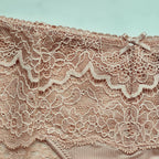 Dream Angels Smooth with Lace Detail Floral Hipster Thong Panty