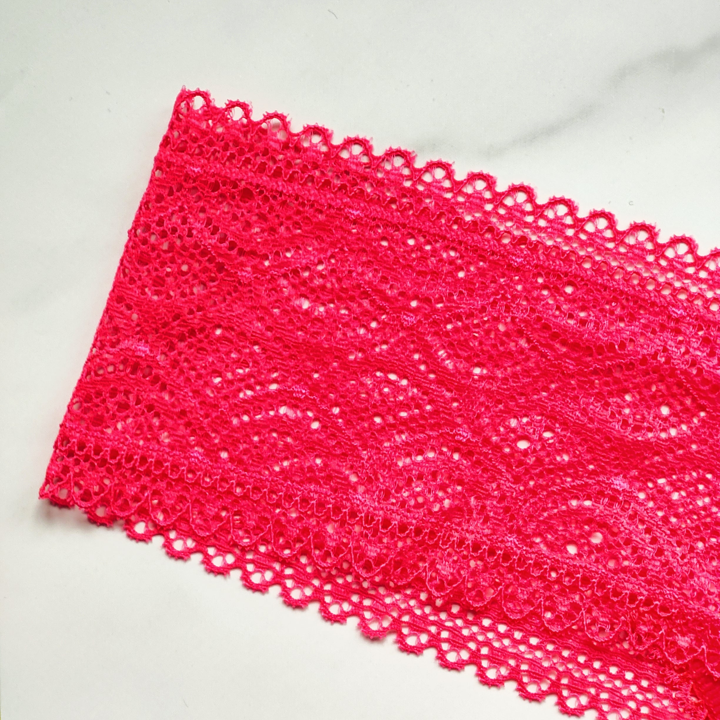 The Lacie Lace-Waist Mesh Detail Thong Panty