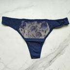 Wildflower Embroidered Thong Panty