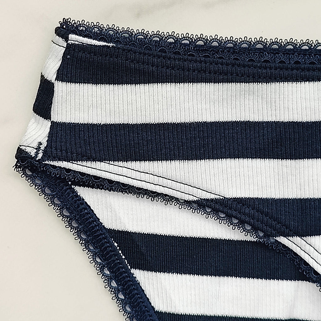Ribbed Cotton Bikini Panty
