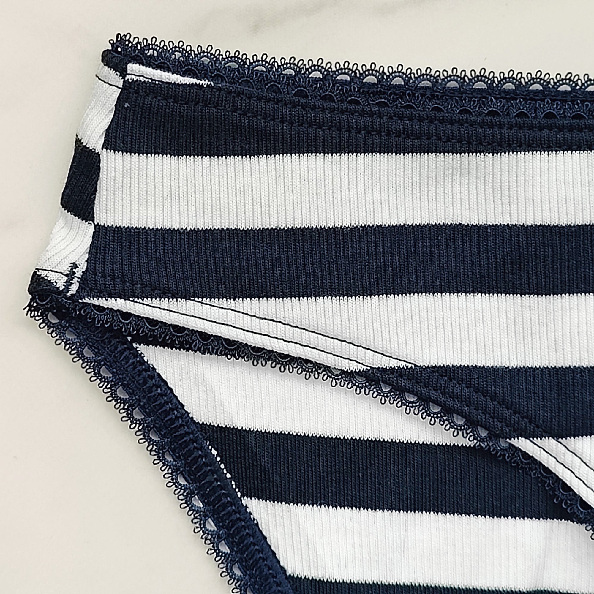 Ribbed Cotton Bikini Panty