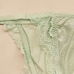Dream Angels Lace-Trim Smooth Shimmer String Bikini Panty