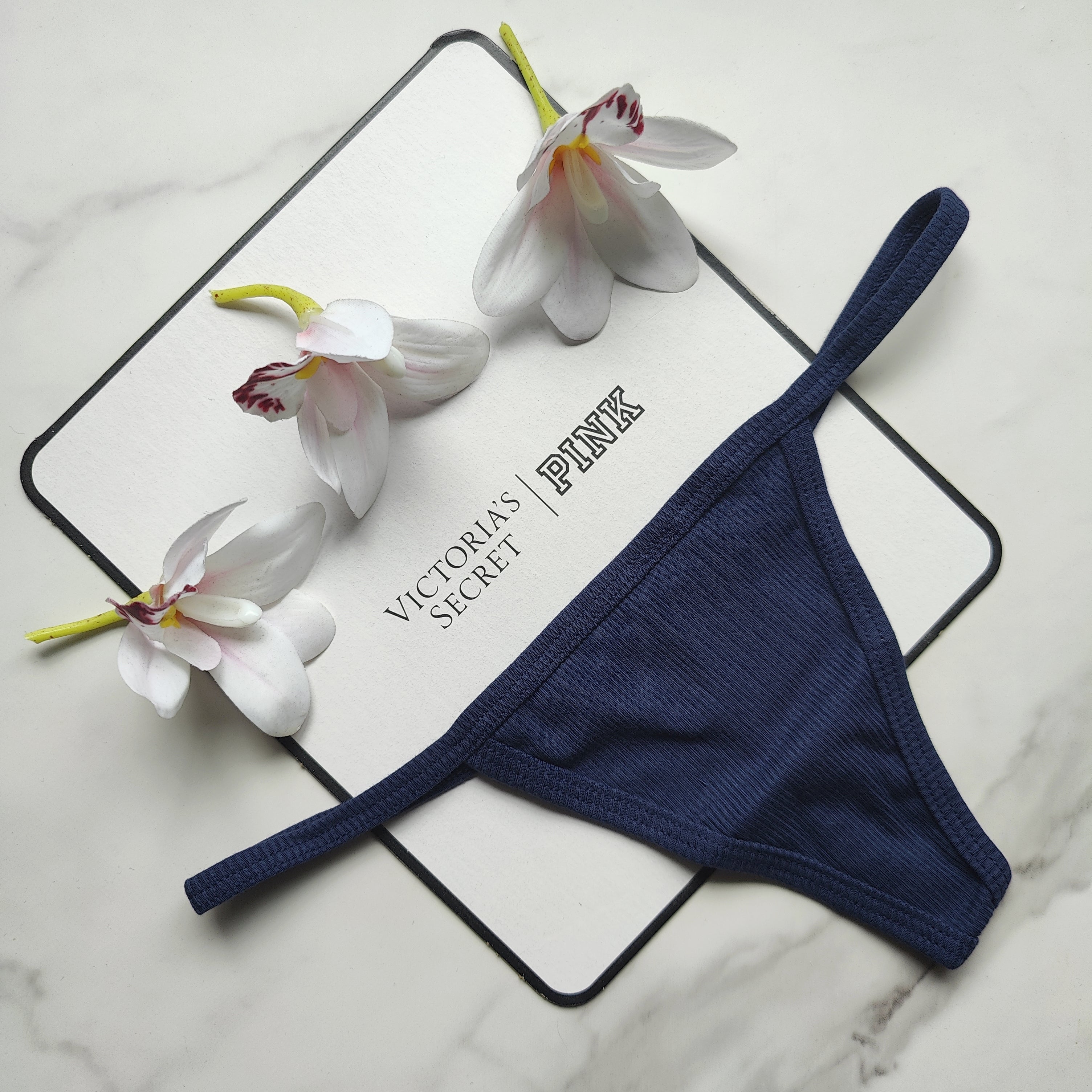 Rib Cotton V-String Panty