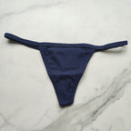 Rib Cotton V-String Panty