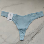 Ribbed Thong Panty