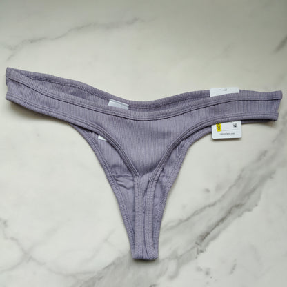 Women's Ribbed Thong Panty