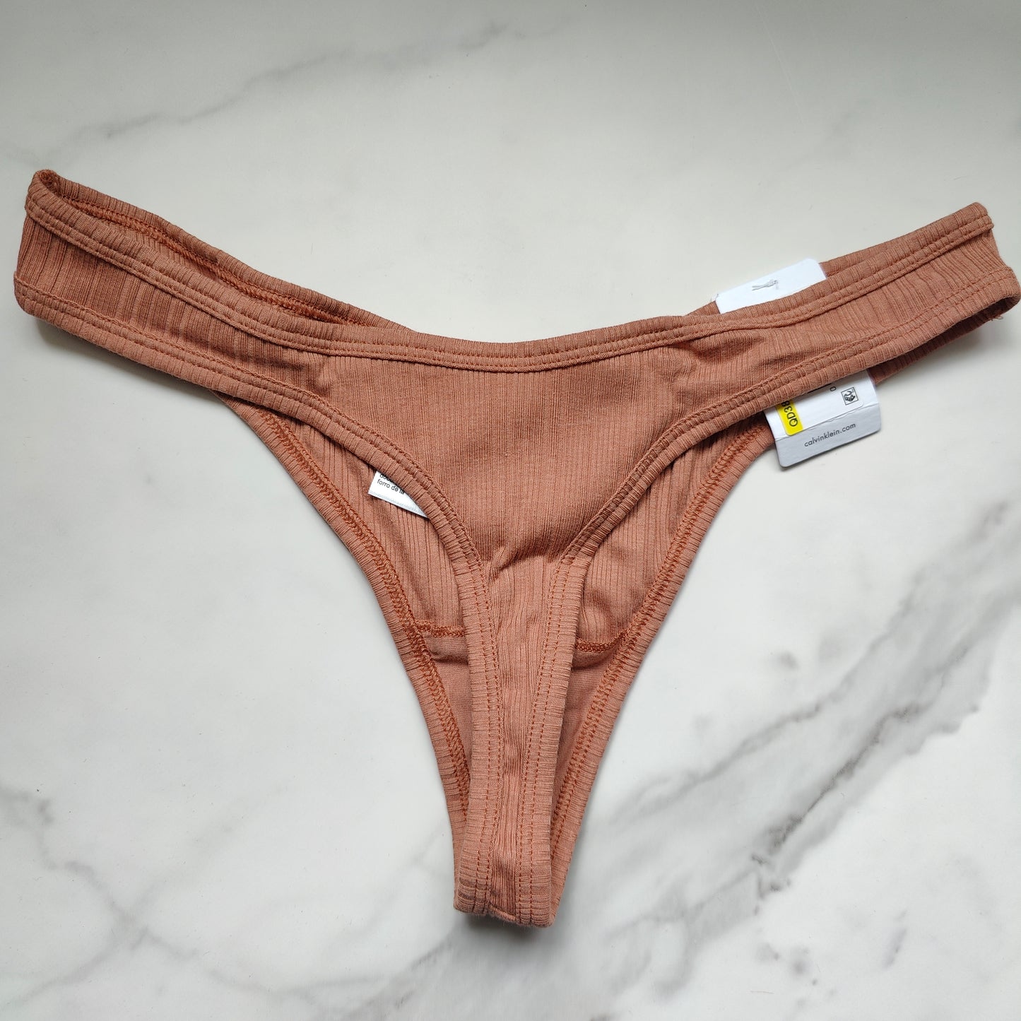 Women's Ribbed Thong Panty