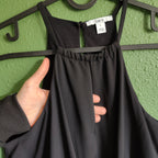 Women's Tie-Front Keyhole Halter Top