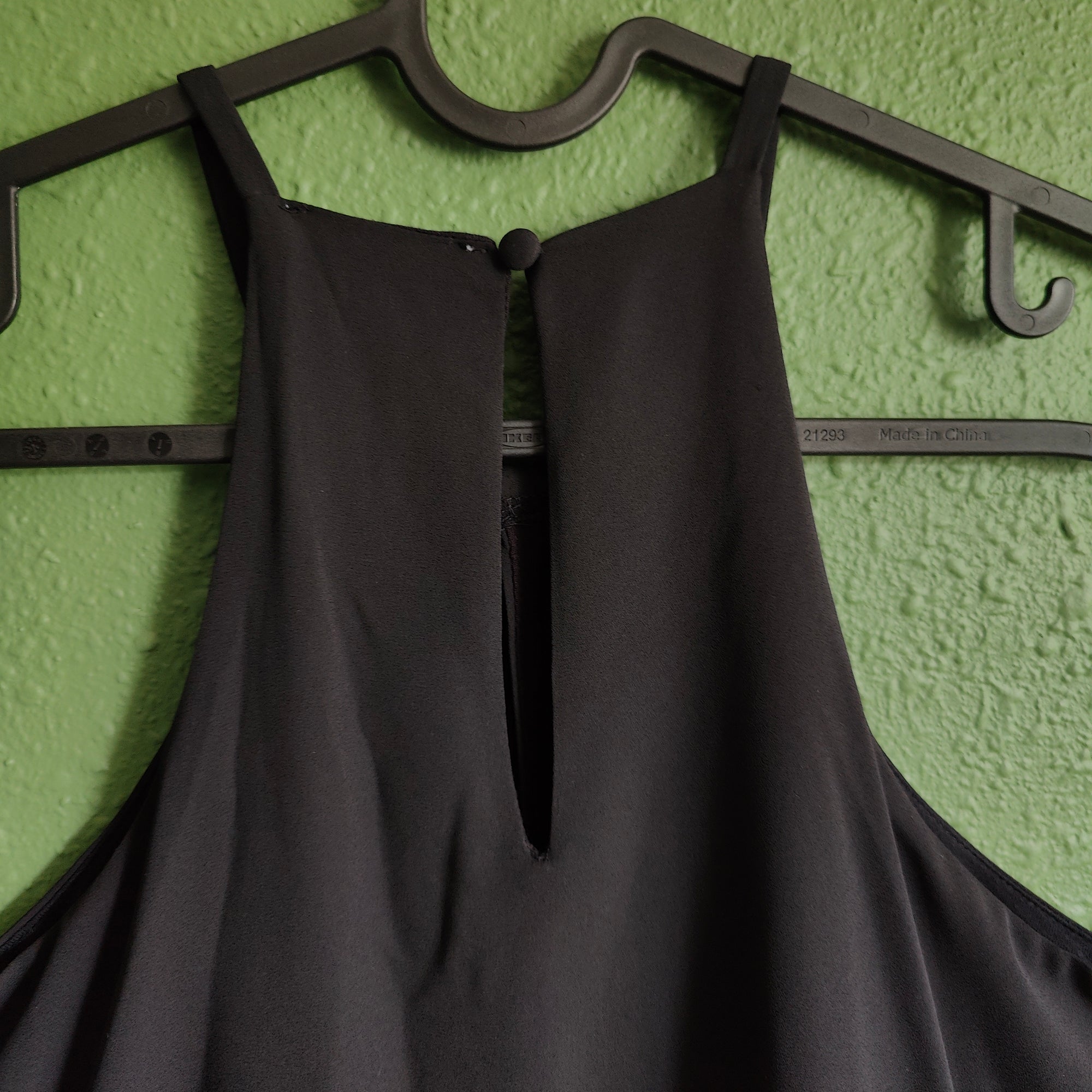 Women's Tie-Front Keyhole Halter Top