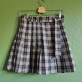 Plaid Pleated High Waisted Skort Anaobai Ameicom