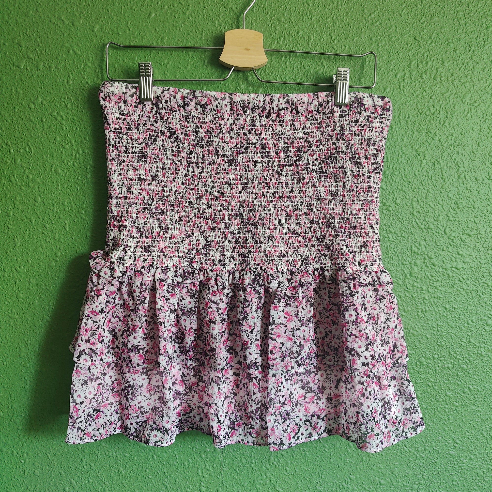 Women's Printed Ruffle Tiered Skirt