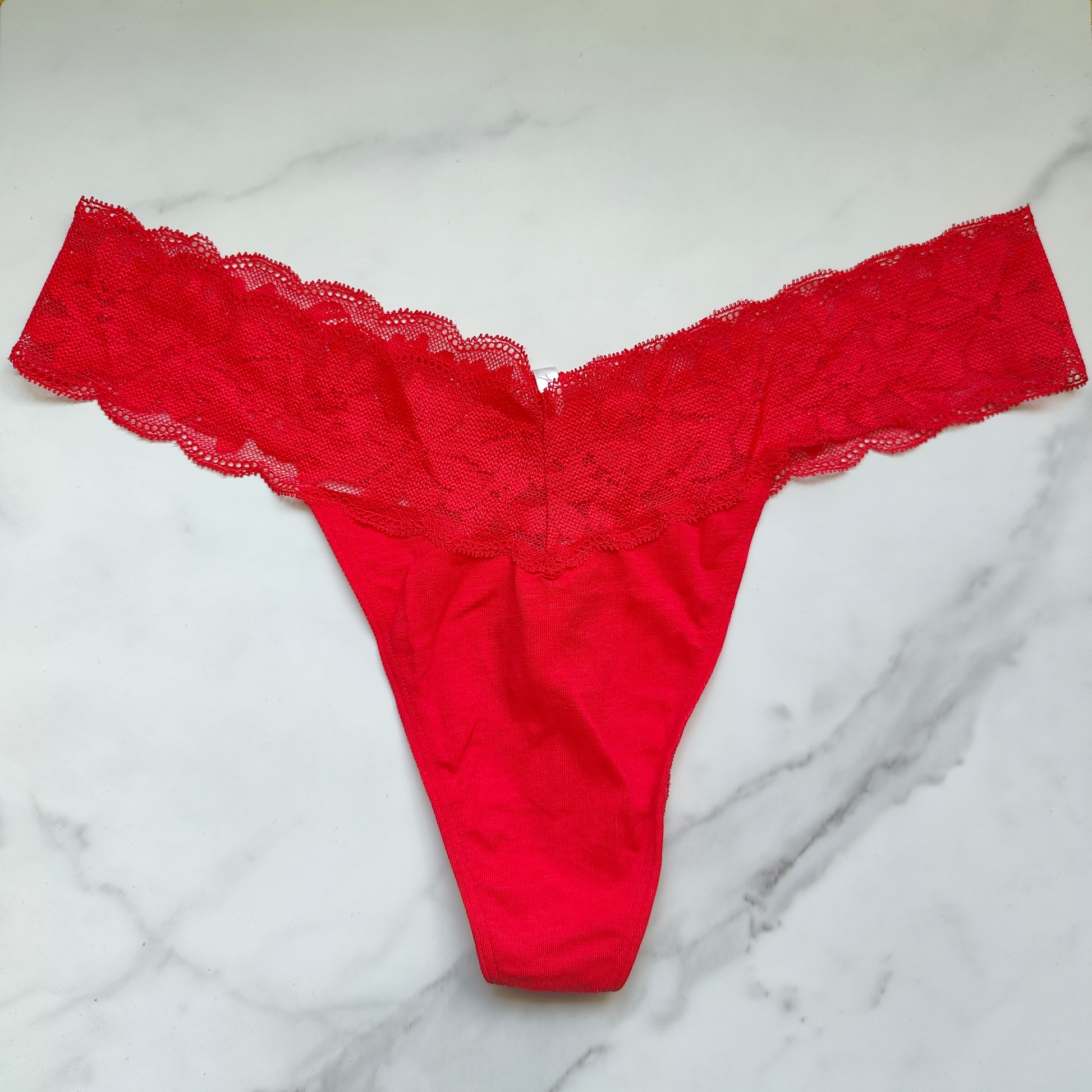 Buy Everyday Lace Trim Thong Panty - Order Panties online