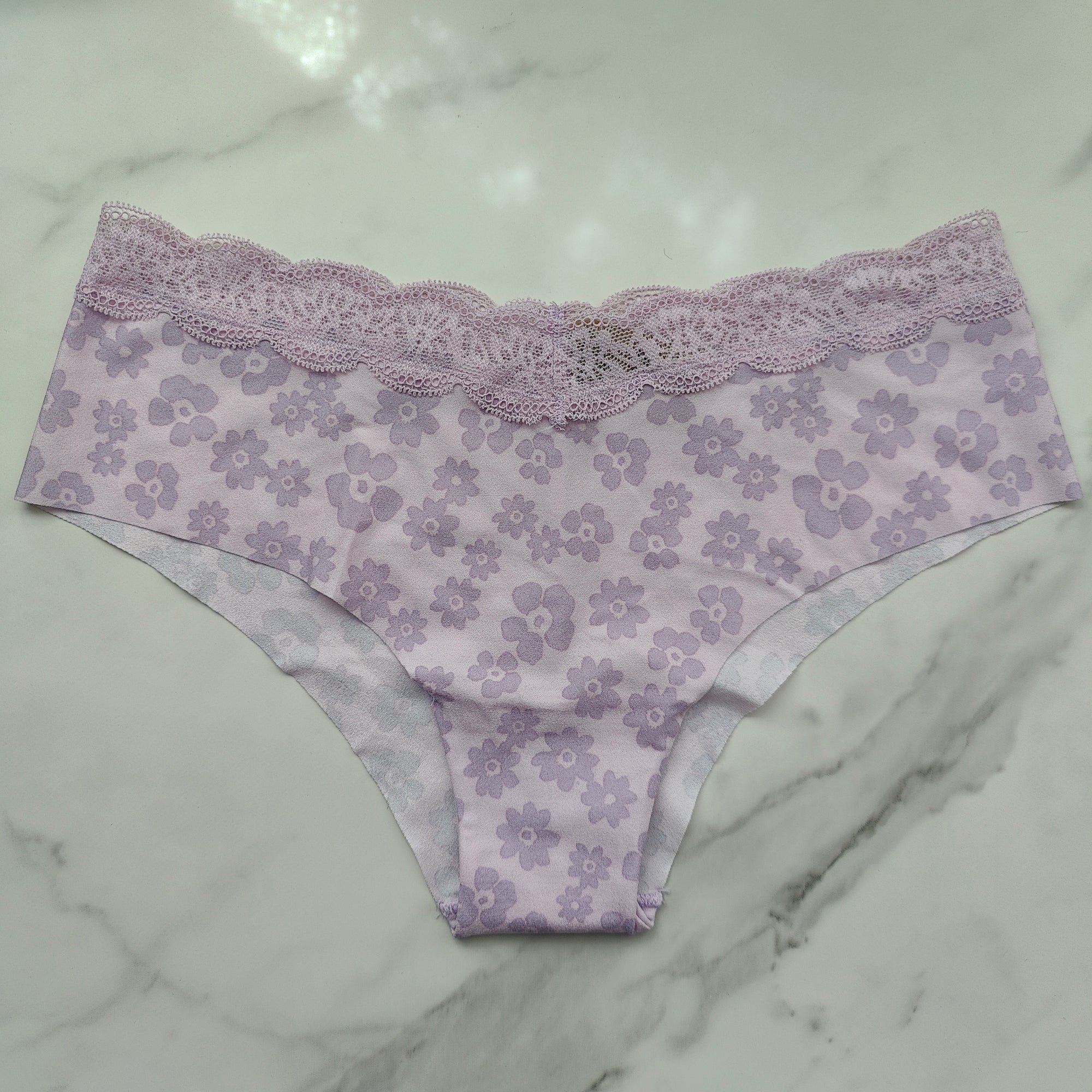 Lace Waistband No-Show Cheekster Panty