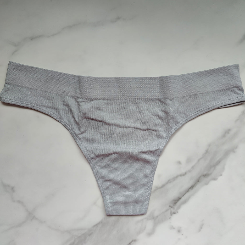Seamless Aloe Ribbed Thong Panty