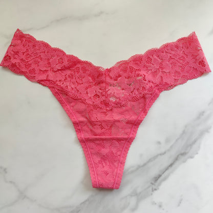 Embraceable Signature All-Over Lace Thong Panty