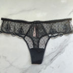 Very Sexy Rose and Bows Thong Panty