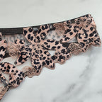 Very Sexy Mesh Floral Embroidered Thong Panty