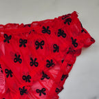 Dream Angels Ruffle Mesh Cheekini Panty