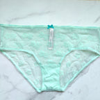 Logo Mesh Hiphugger Panty