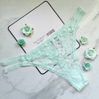 Classic Lace Strappy Thong Panty