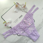 Classic Lace Strappy Thong Panty