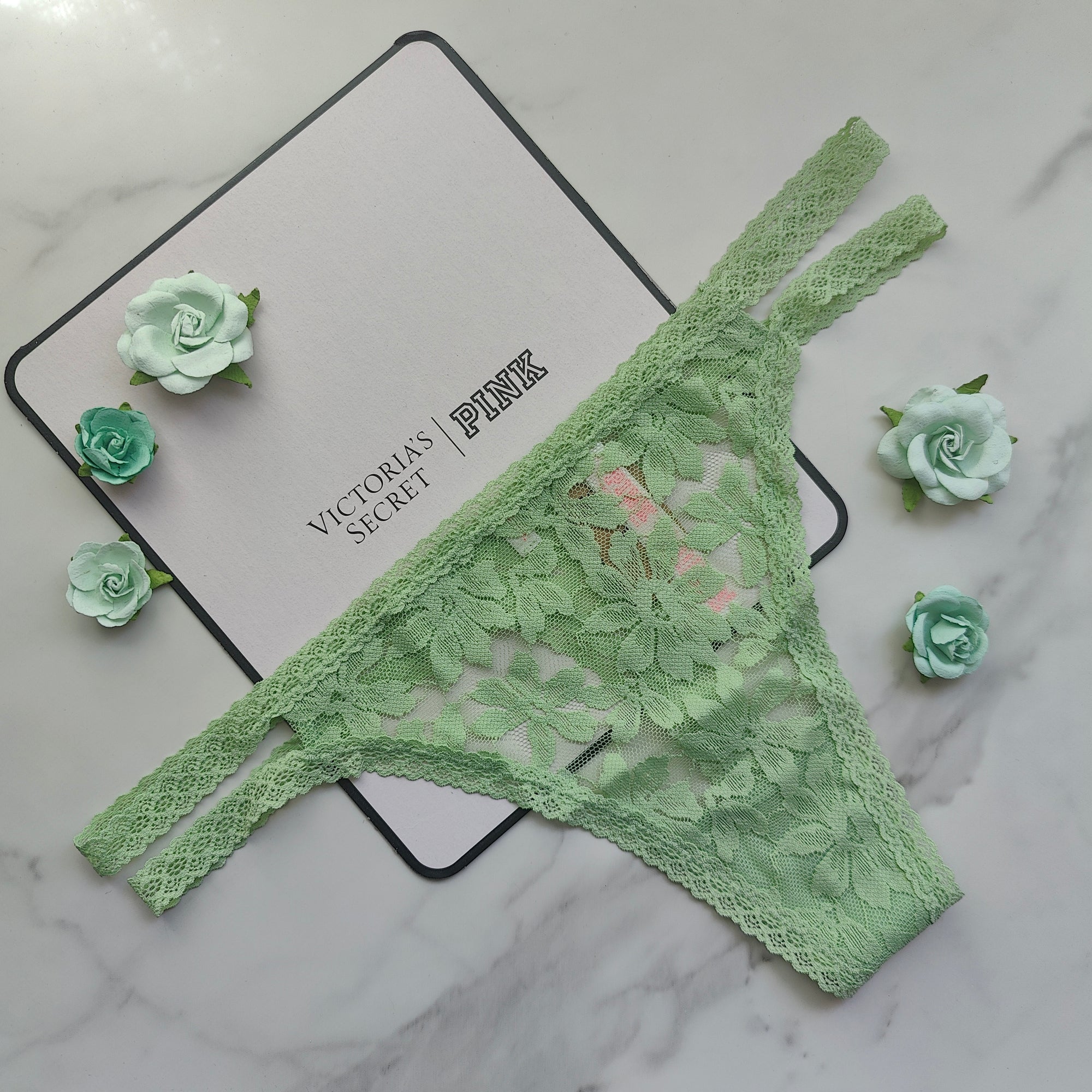 Classic Lace Strappy Thong Panty