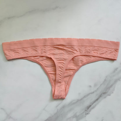 Seamless Textured Thong Panty