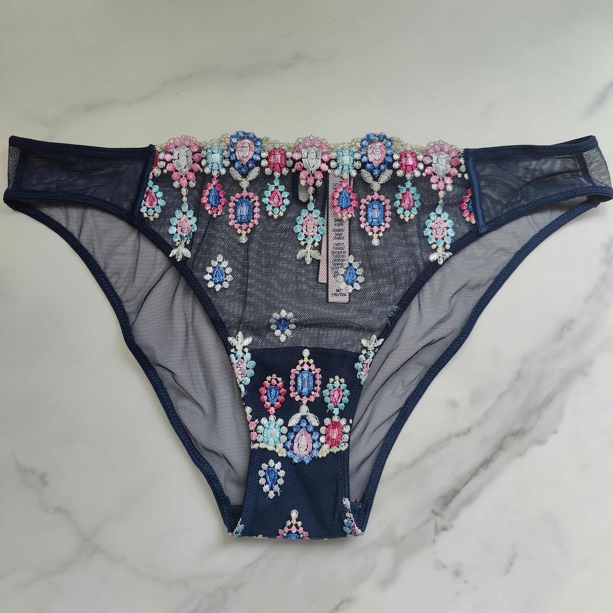 Dream Angels Bejeweled Embroidery Cheekini Panty